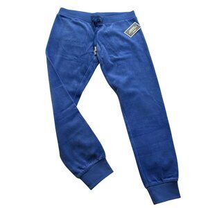 Juicy Couture sweatpants Track Slim Pant S Bright Sapphire Velour back Pockets